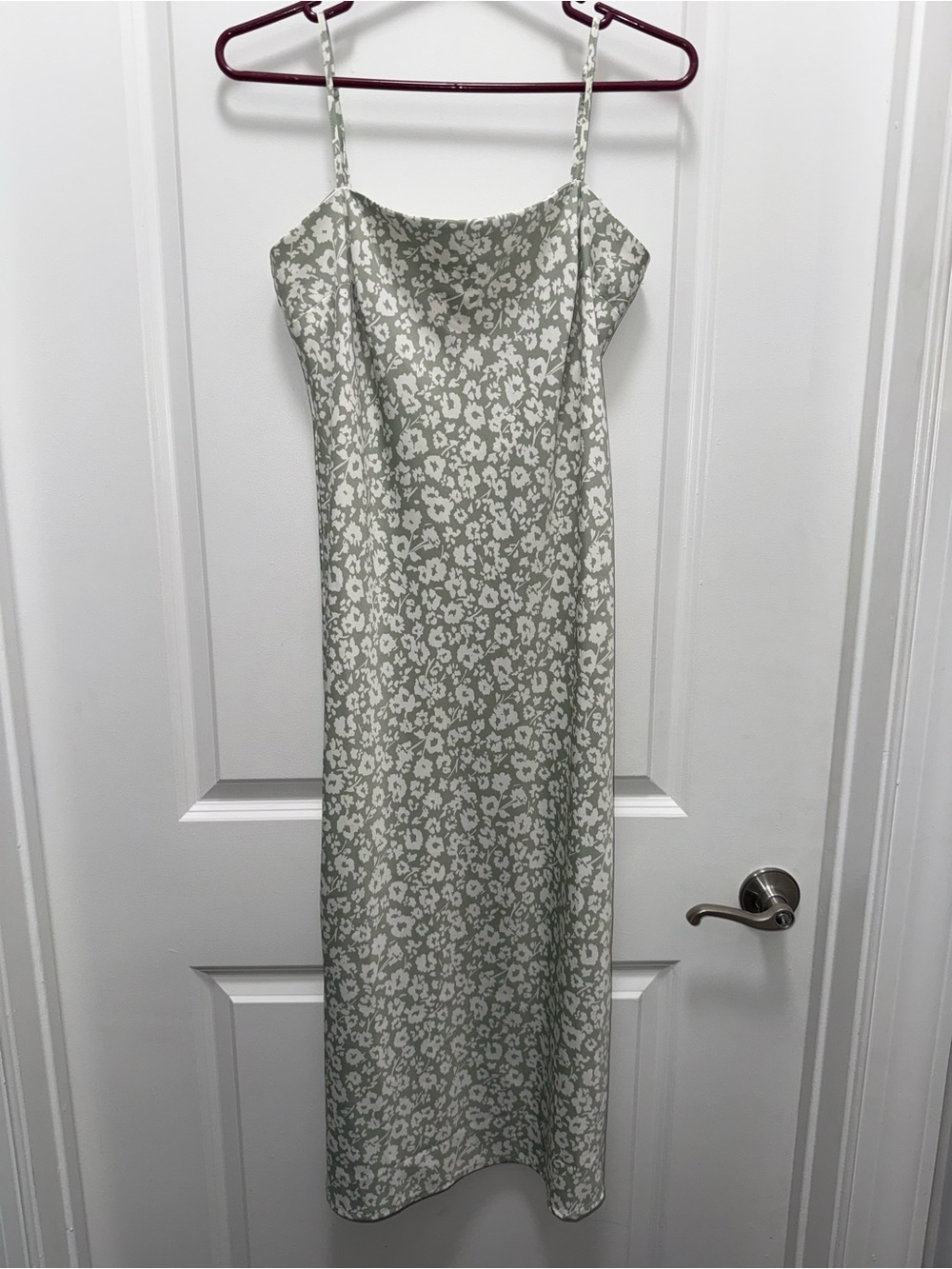NWT Target A New Day Floral Slip Dress in Sage Green